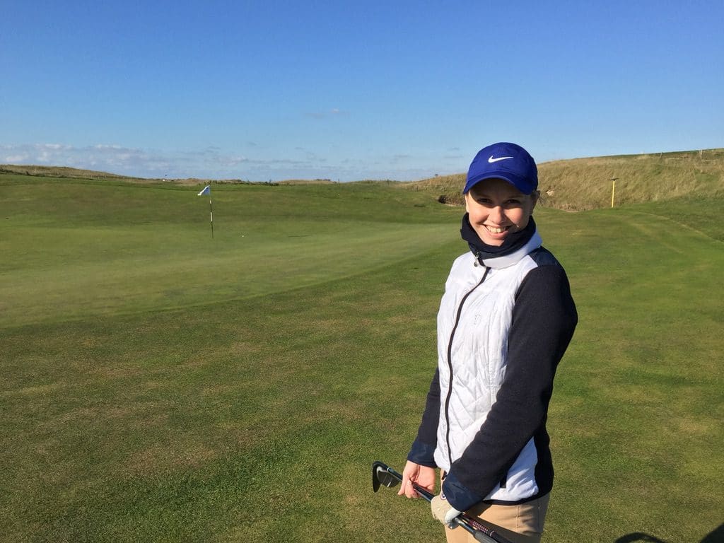 Fanny Chase at Granville Golf Links in France