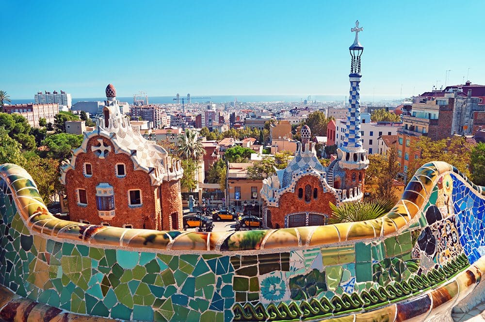 Park Guell Antoni Gaudi Barcelona Spain