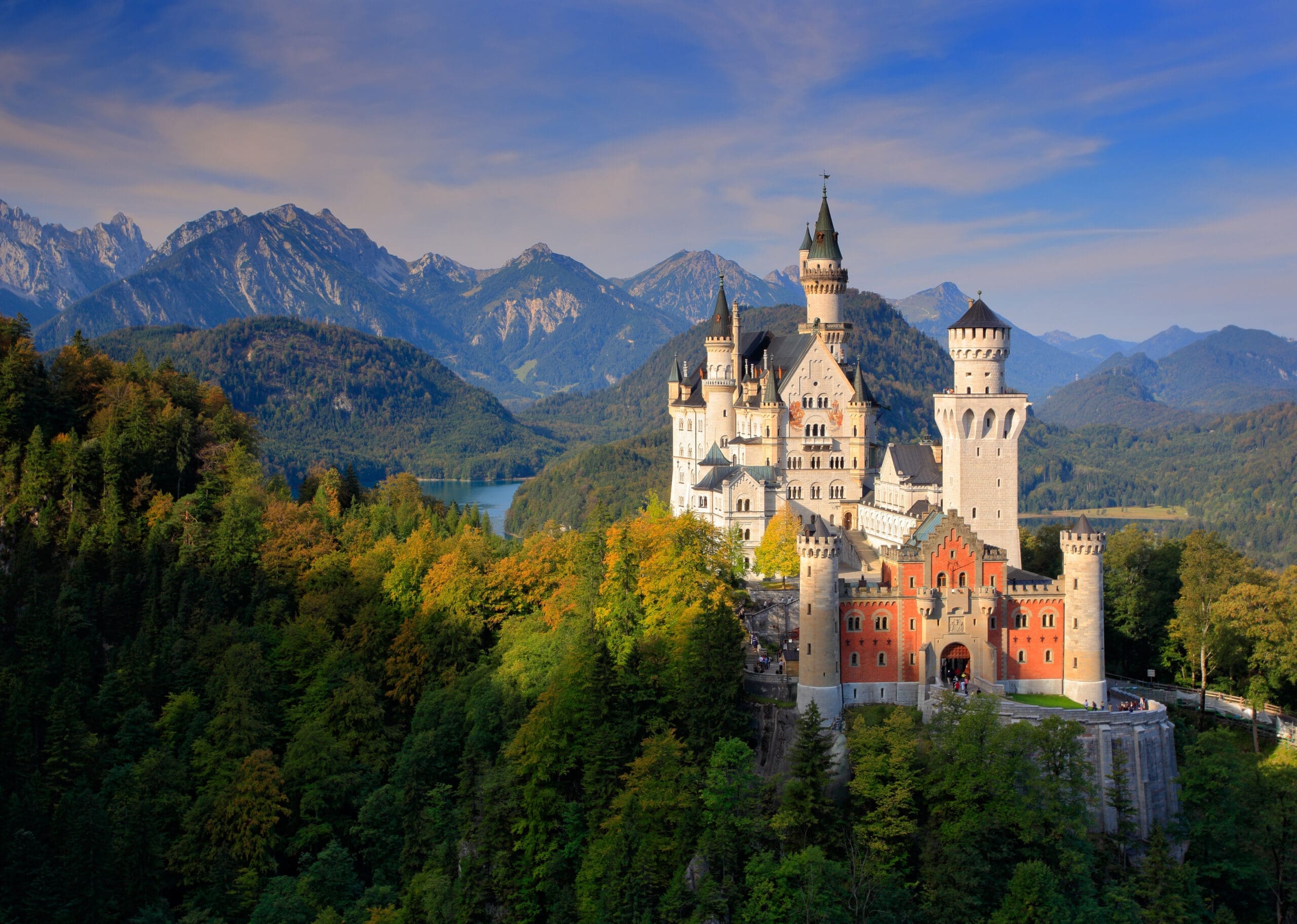 Neuschwanstein Castle and Bavarian Alps Germany