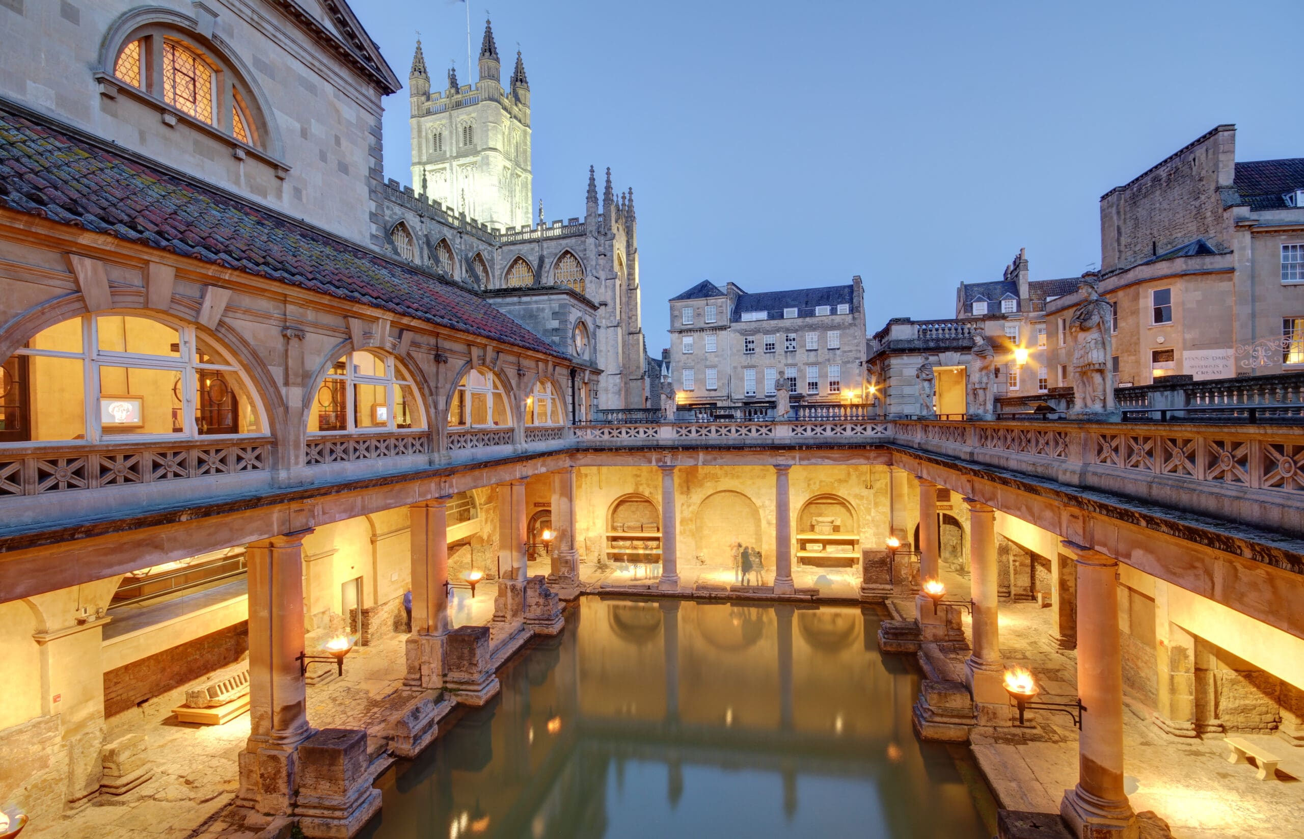 Ancient Roman Baths in Bath England