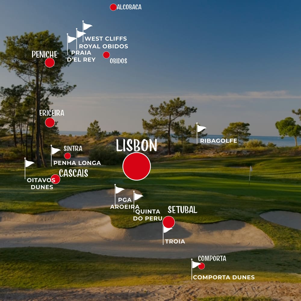 The Lisbon and Central Region Courses Maps 24